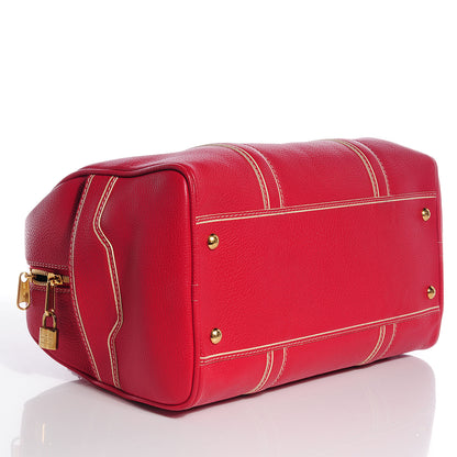 Louis Vuitton Tobago Leather Carryall Red 4 of 7