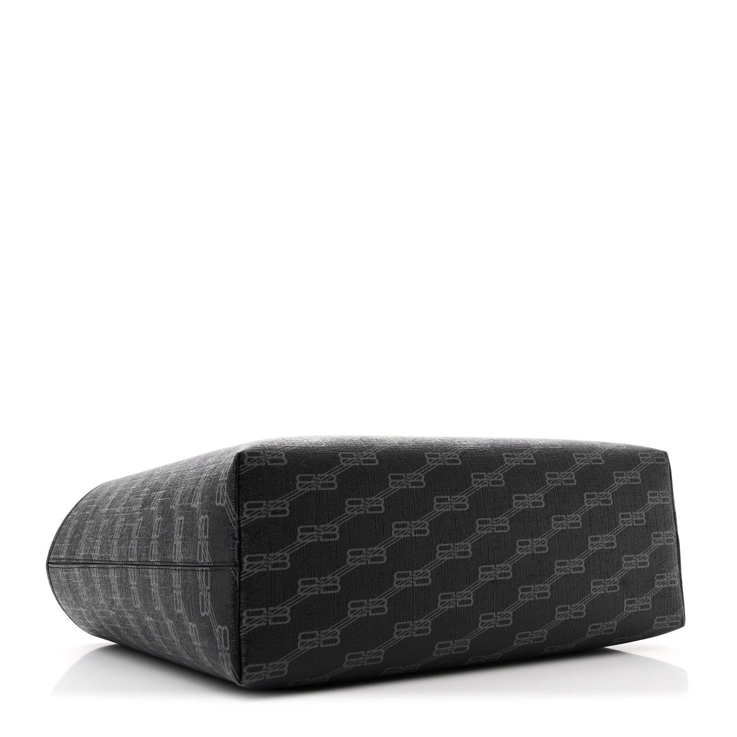 Balenciaga Coated Canvas BB Monogram Medium Signature East West Shopper Bag Black Grey 4 of 11