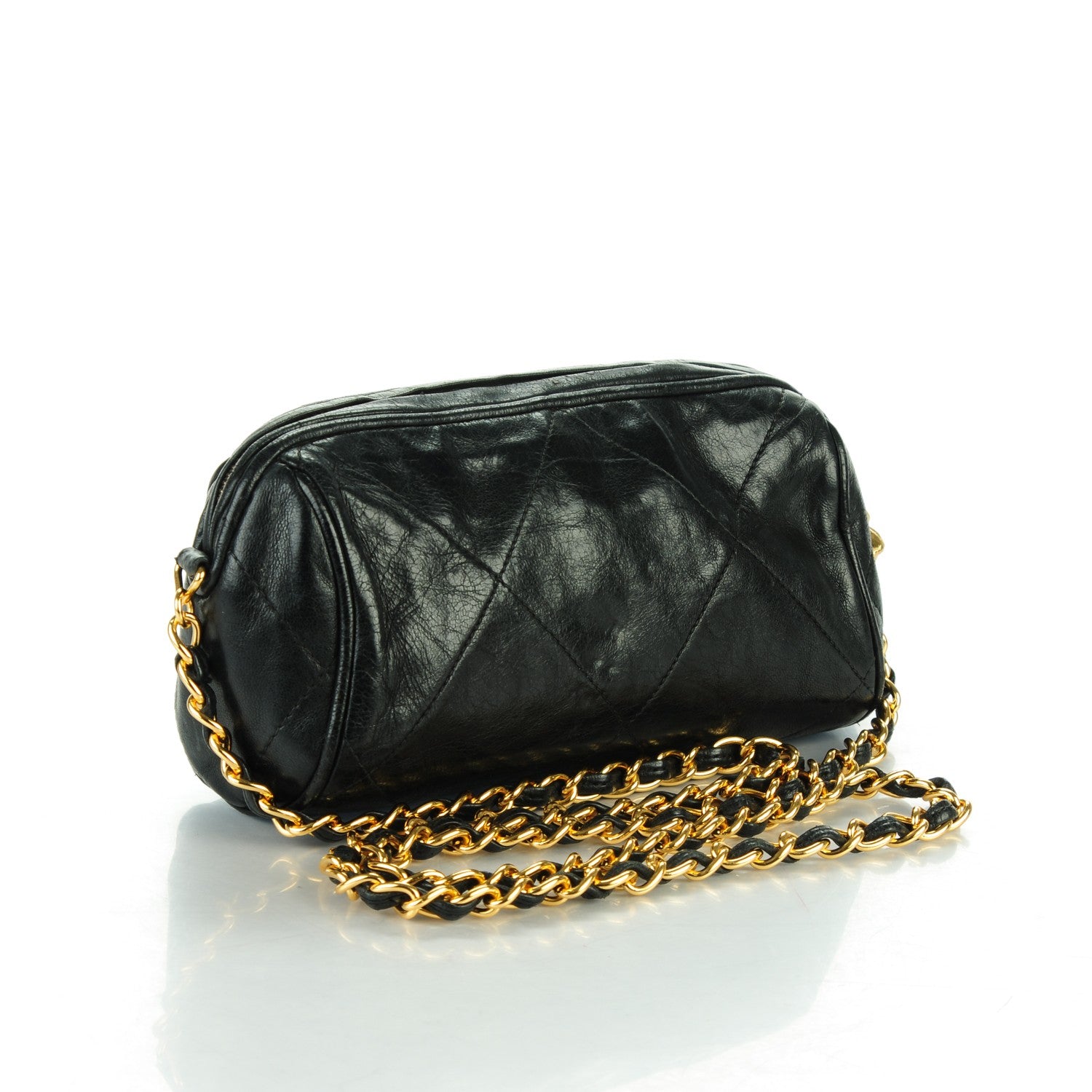 Chanel Lambskin Small Tassel Shoulder Bag Black 3 of 7