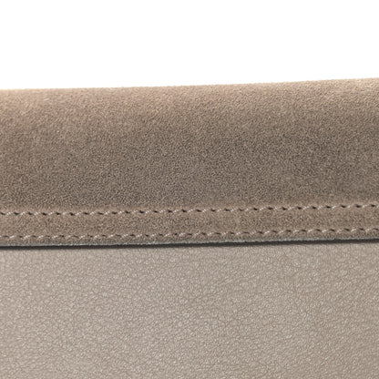 Chloe Suede Calfskin Mini Faye Shoulder Bag Motty Grey 13 of 14