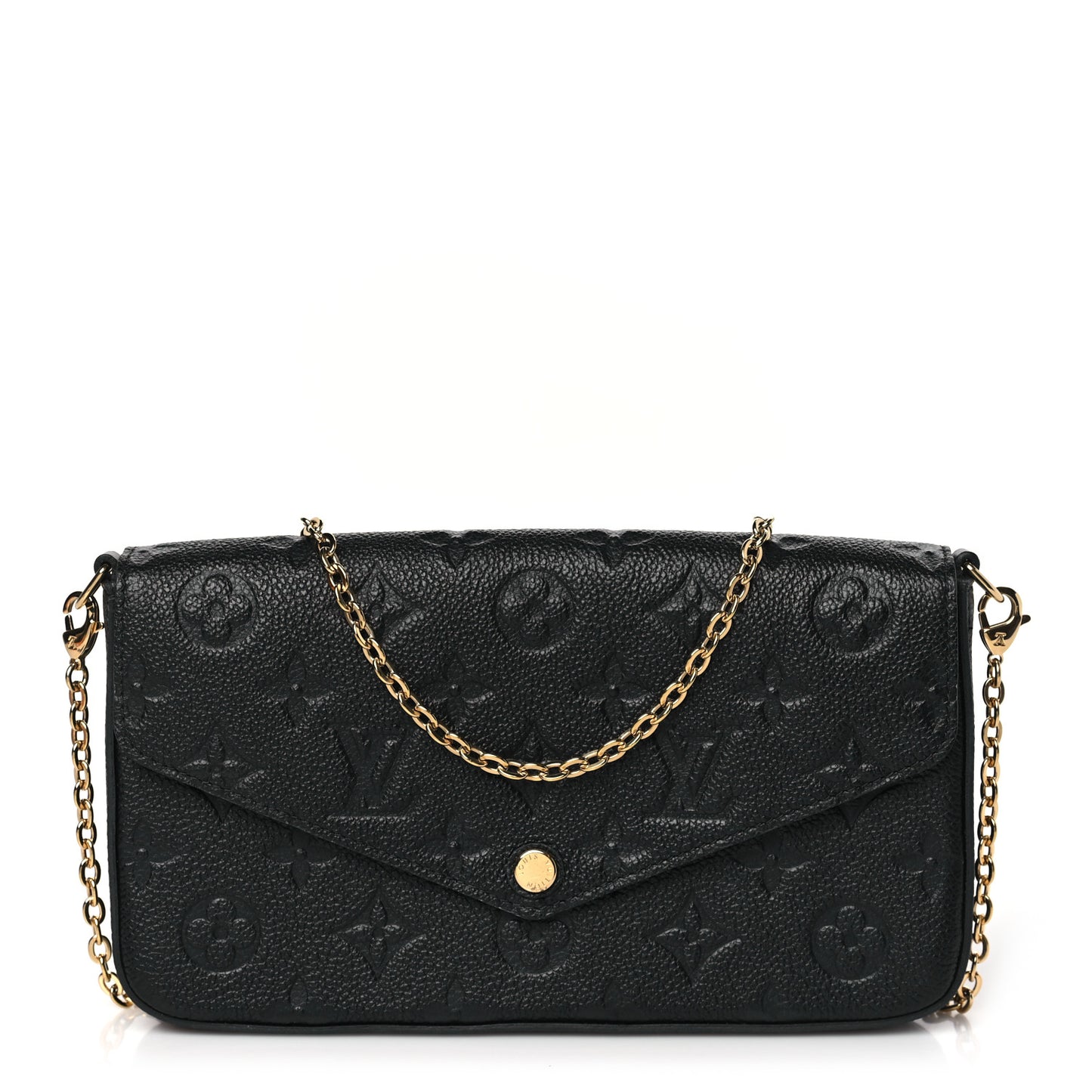 Empreinte Pochette Felicie Chain Wallet Black