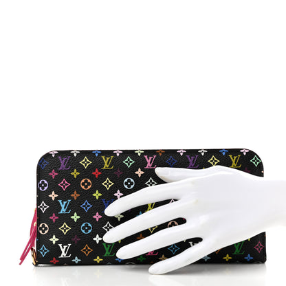 Louis Vuitton Monogram Multicolor Insolite Wallet Black Grenade 2 of 7
