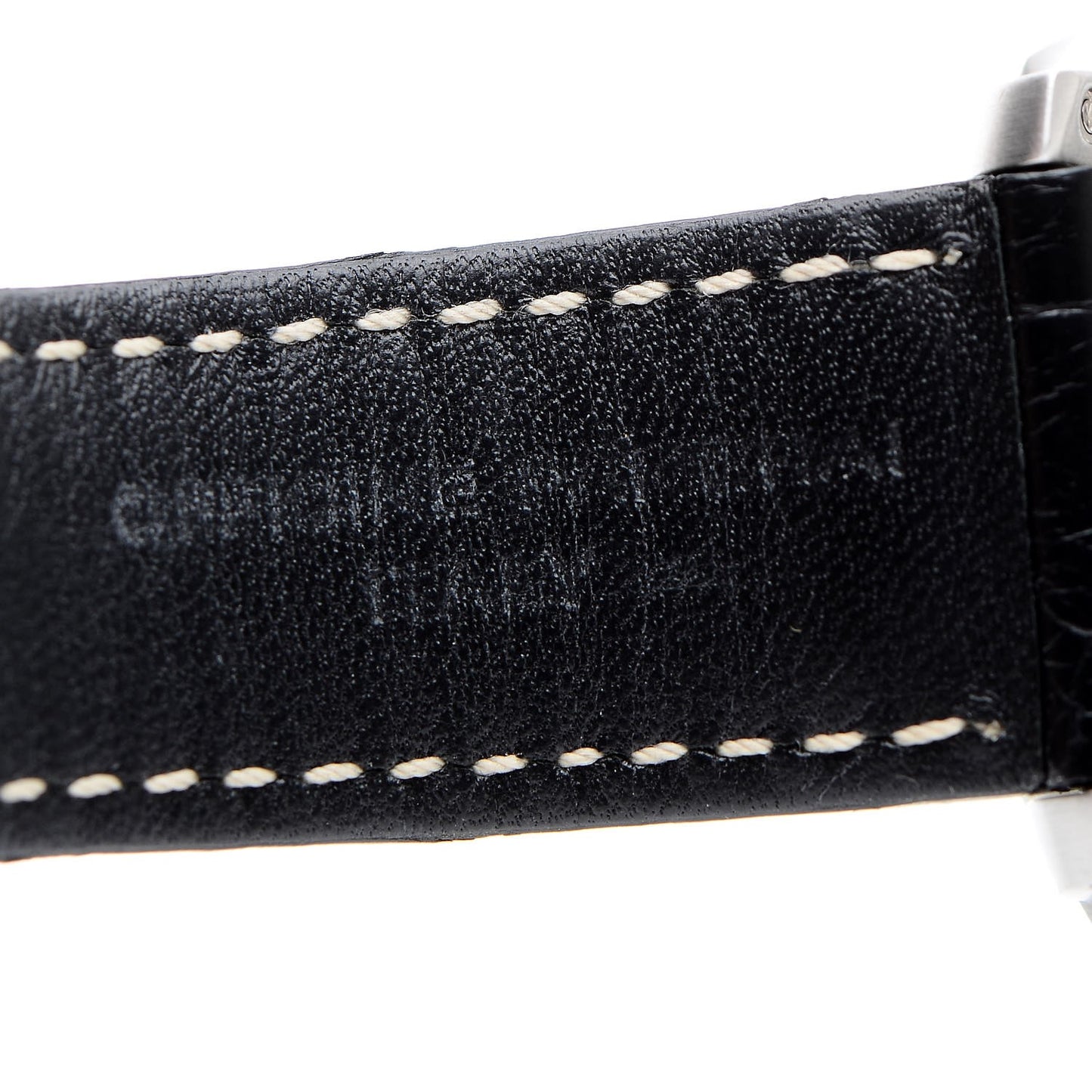Stainless Steel Alligator 44mm 1950 3 Days GMT Power Reserve Automatic Watch Black PAM00321