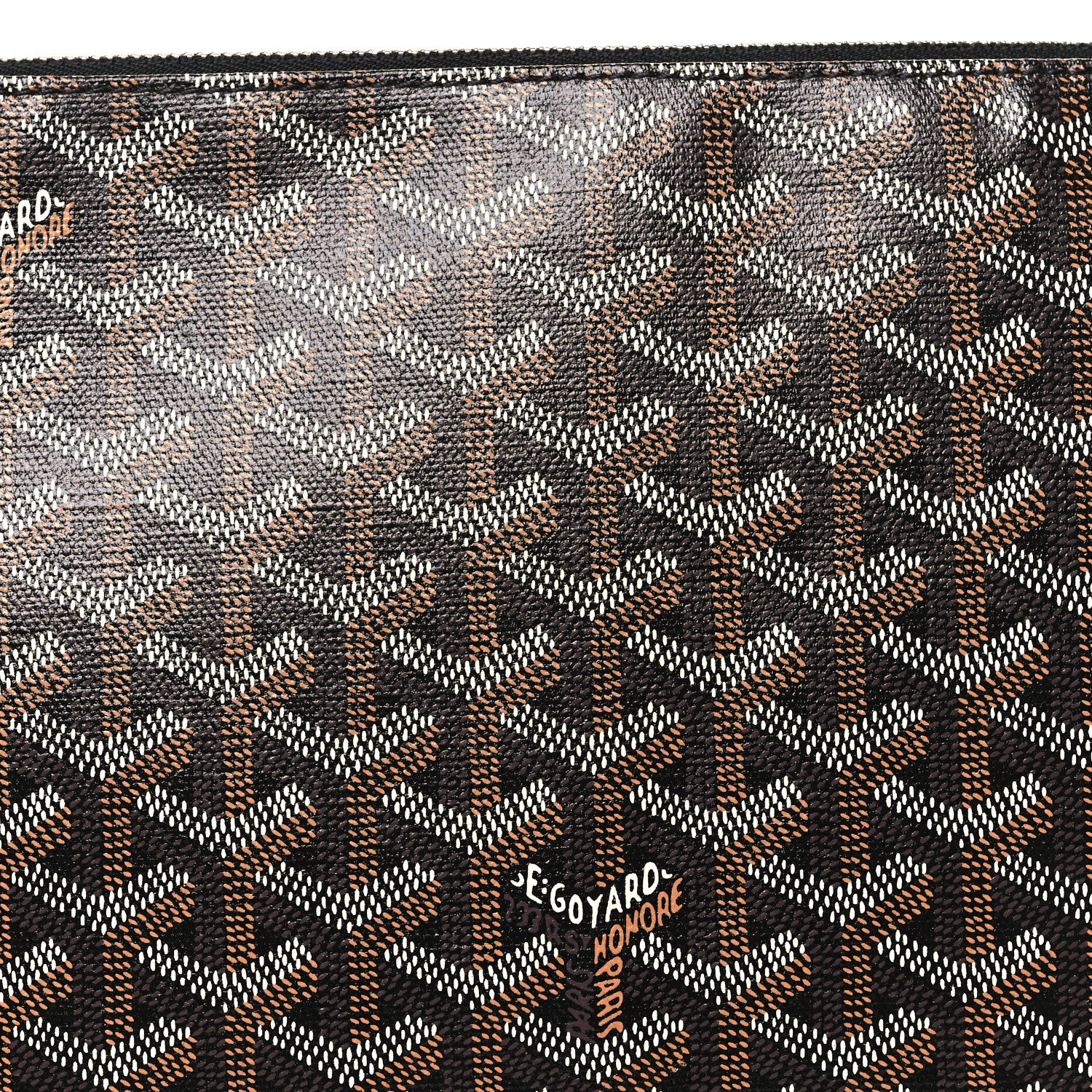Goyard Goyardine Senat Pochette MM Black 7 of 8
