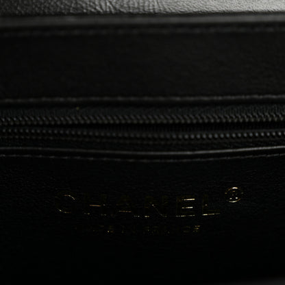 Chanel Shiny Aged Calfskin Quilted Nano Kelly Shopper Black 6 of 12