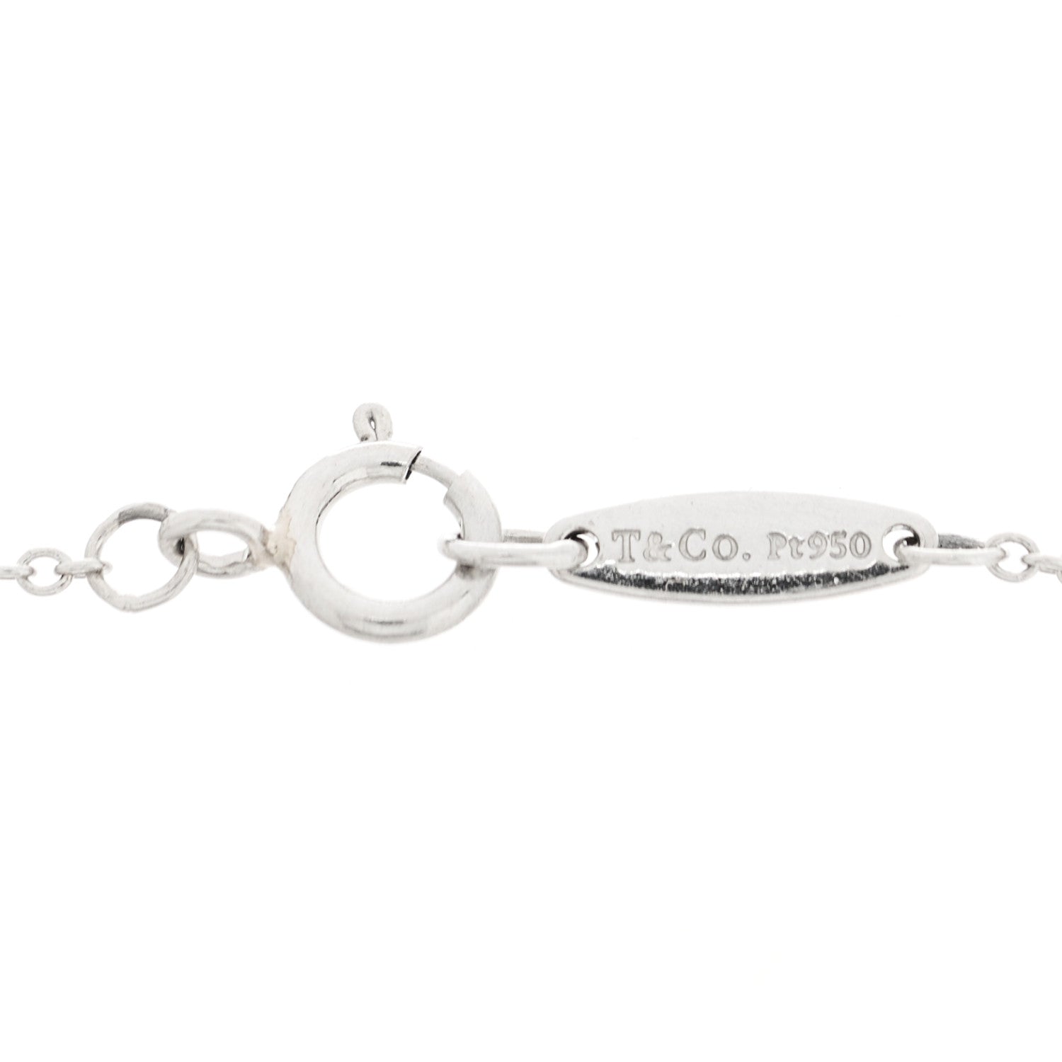 Tiffany Platinum Diamond .15ctw Elsa Peretti Diamonds by the Yard Station Bracelet 3 of 5