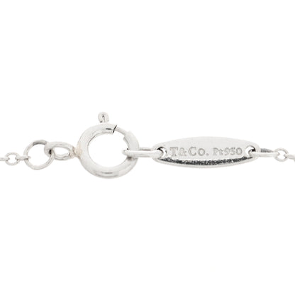 Tiffany Platinum Diamond .15ctw Elsa Peretti Diamonds by the Yard Station Bracelet 3 of 5