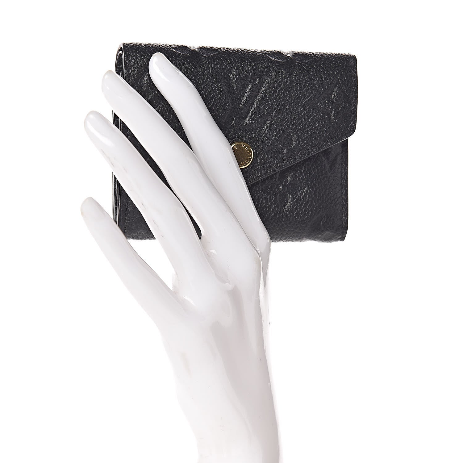 Louis Vuitton Empreinte Zoe Wallet Black 2 of 9