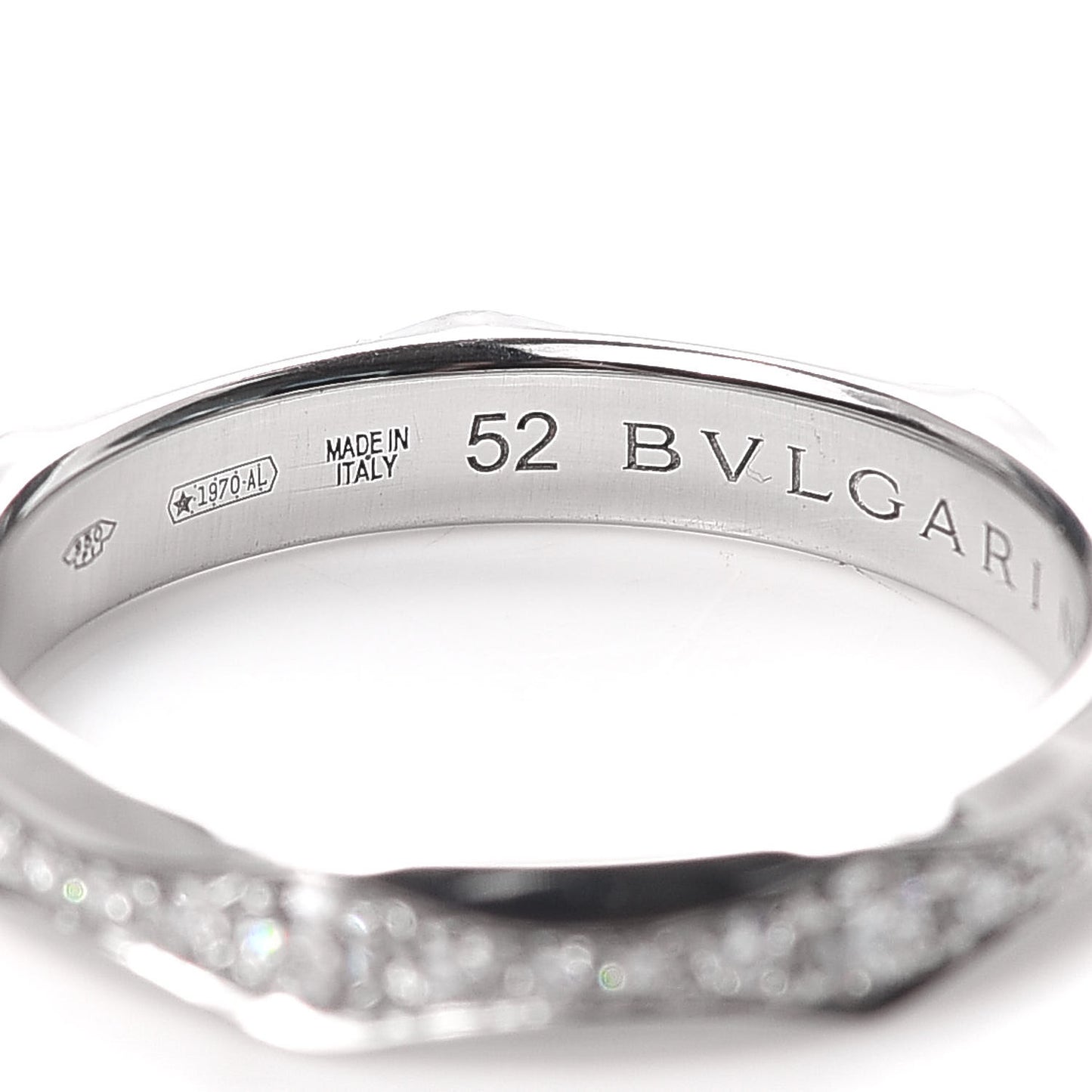 Platinum Diamond Infinito Band Ring 52 6