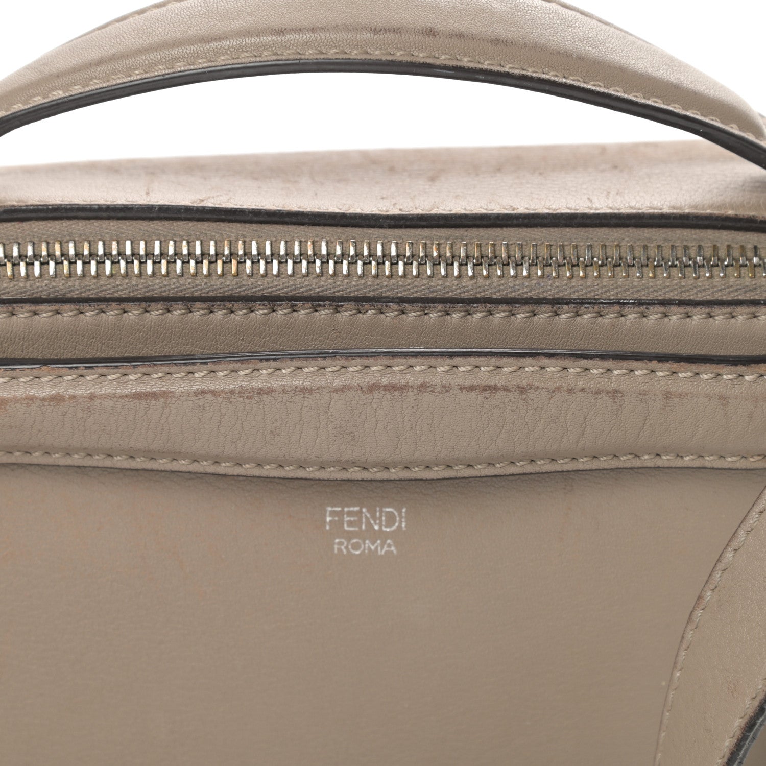 Fendi Vitello Dolce Large By The Way Boston Bag Tortora 16 of 21