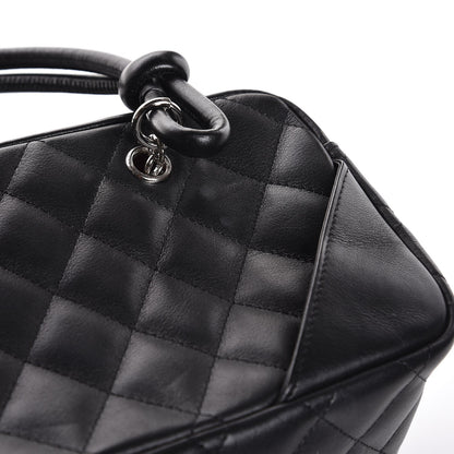 Chanel Calfskin Quilted Small Cambon Bowler Black 8 of 10
