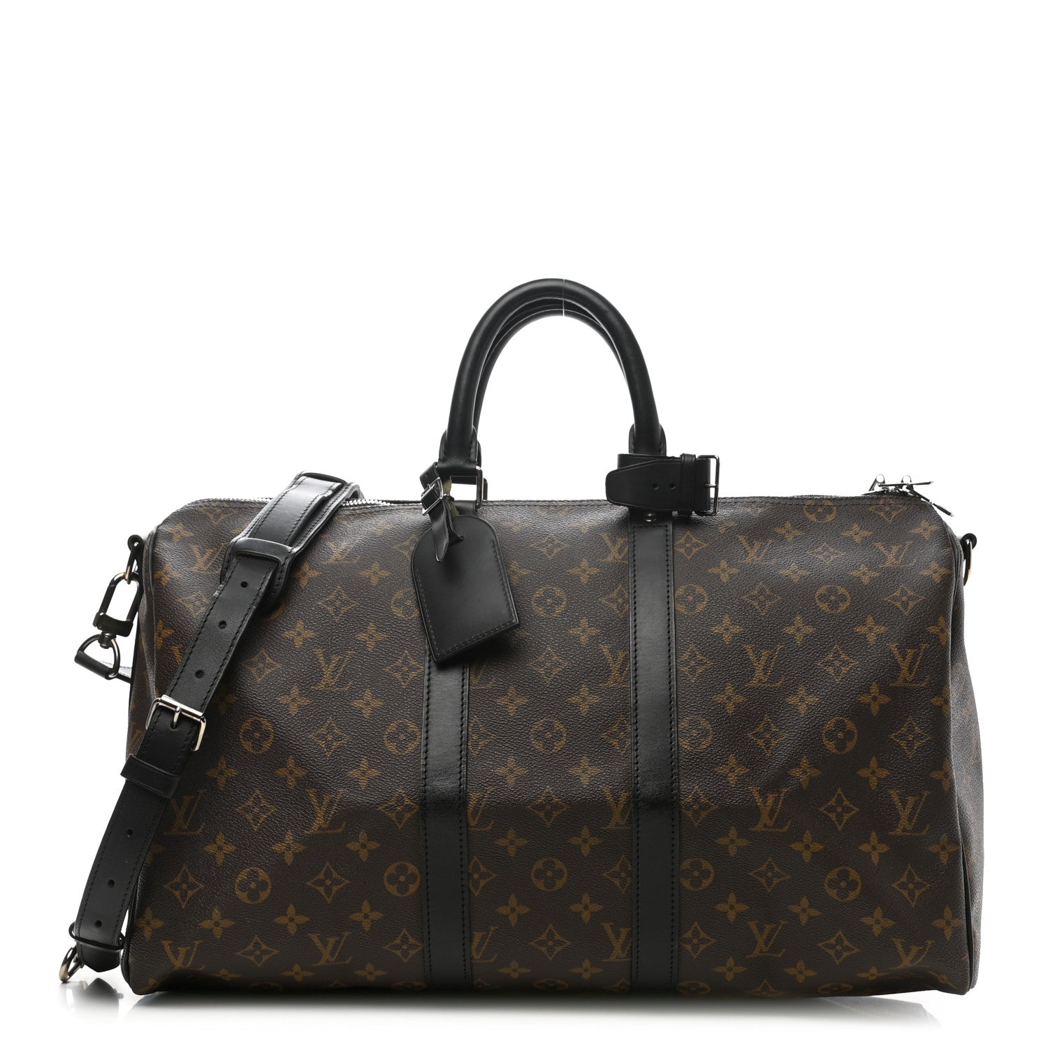 Louis Vuitton Monogram Macassar Keepall Bandouliere 45 1 of 11