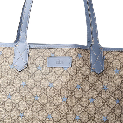 Gucci GG Supreme Stars Tote Blue 11 of 11