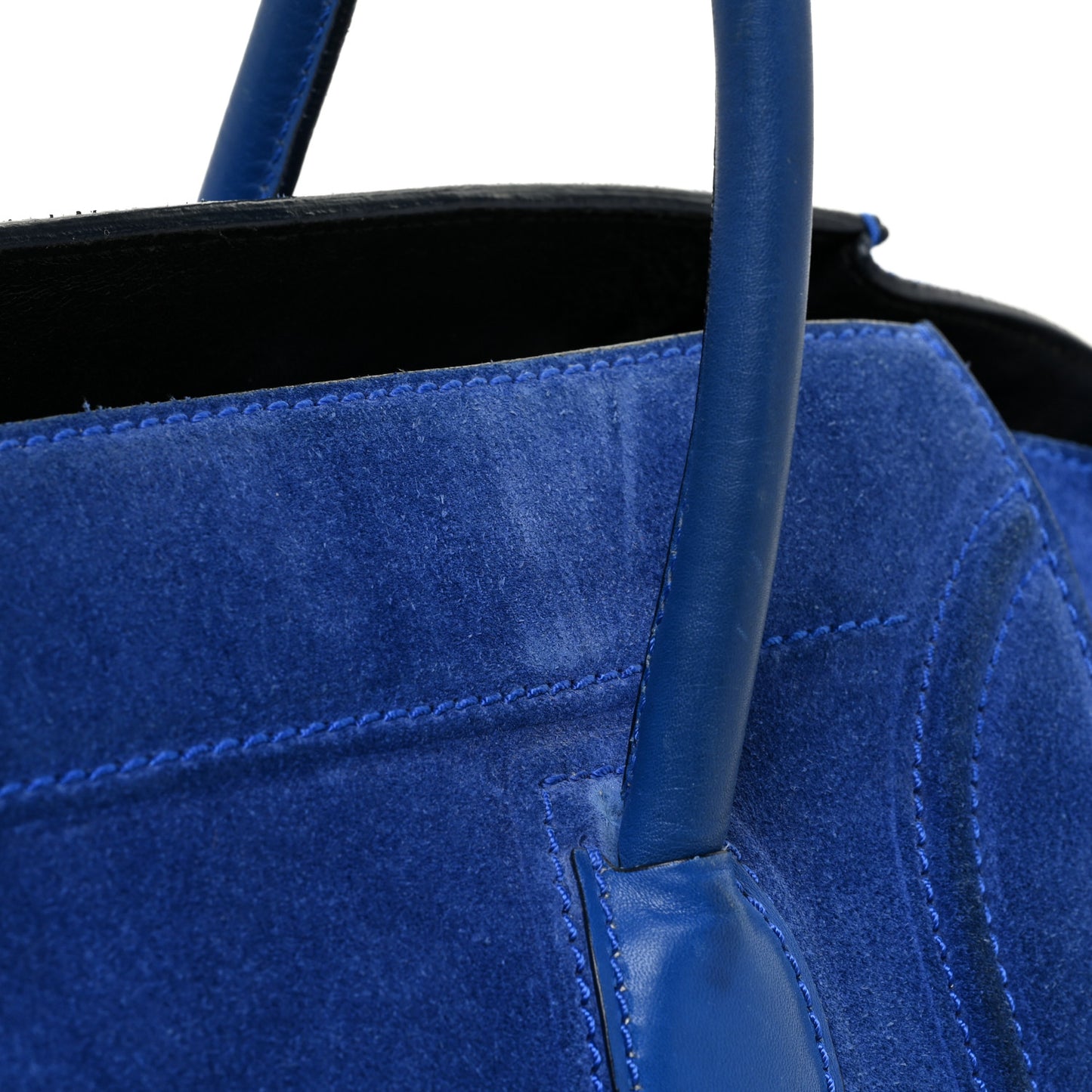 Suede Medium Phantom Luggage Colbalt Blue