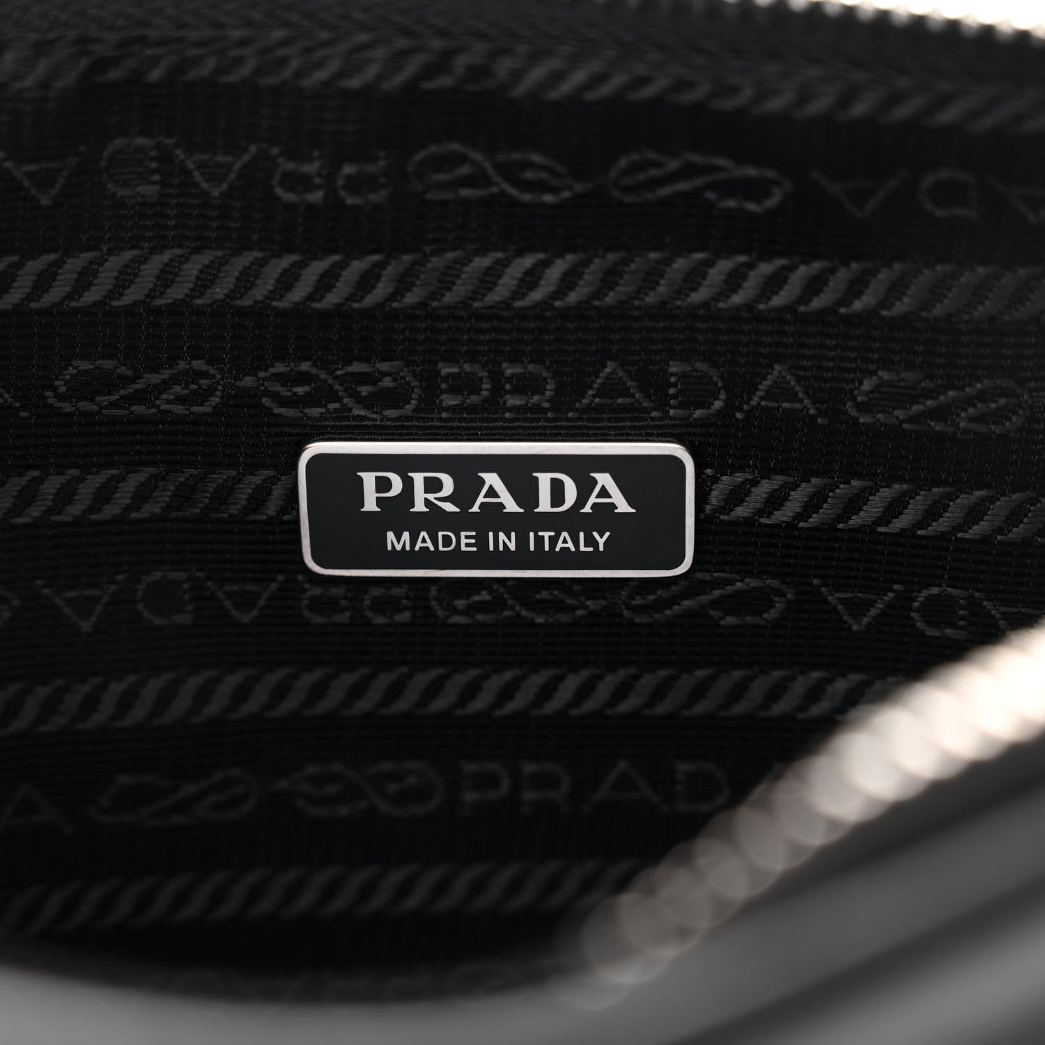 Prada Grace Lux Triangle Logo Embossed Mini Triangle Bag Black 6 of 9