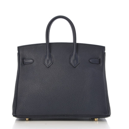 Hermes Togo Birkin 25 Bleu Nuit 5 of 35