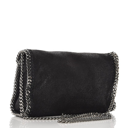 Stella McCartney Shaggy Deer Mini Falabella Shoulder Bag Black 3 of 7