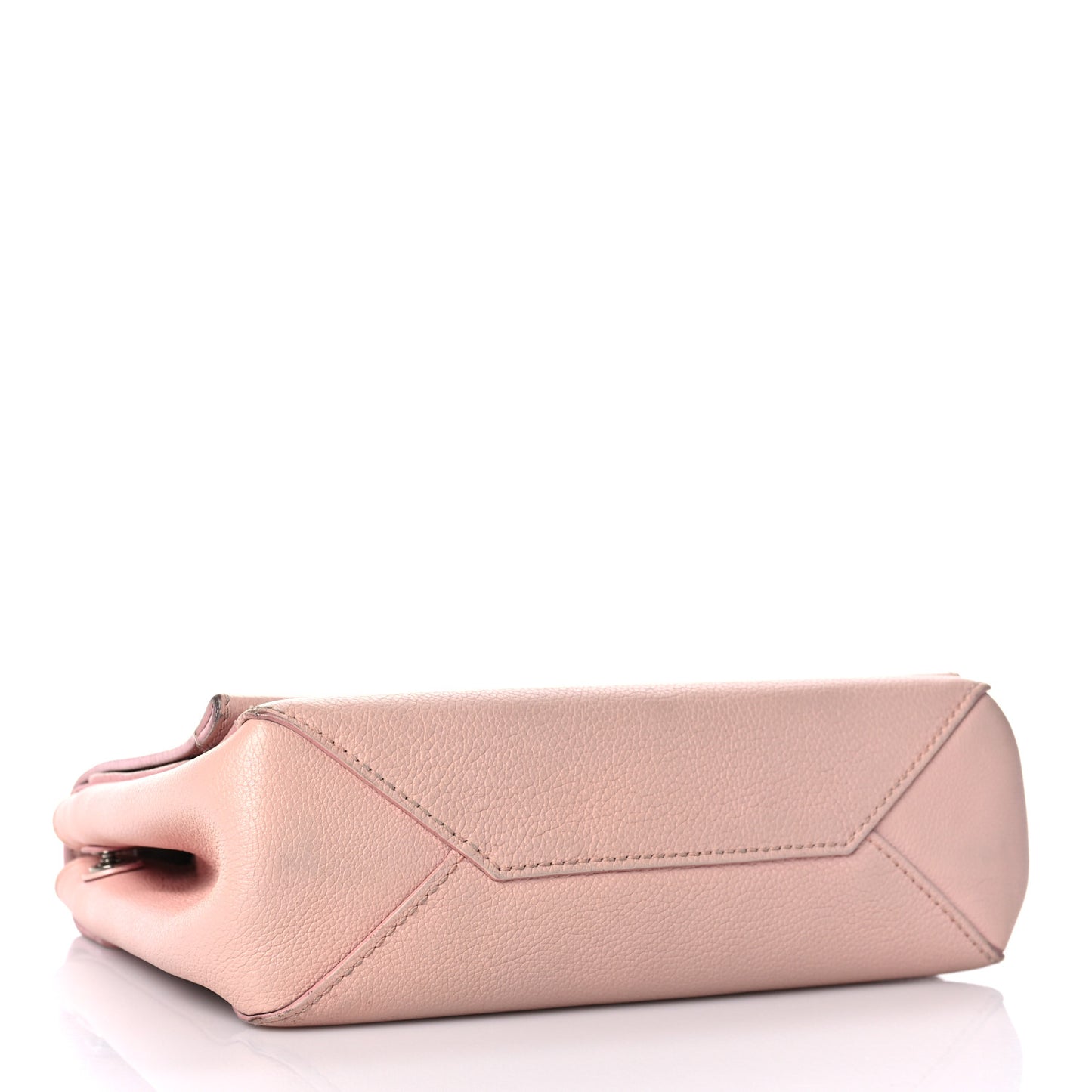Calfskin Lockme II Chain Bag BB Rose Ballerine