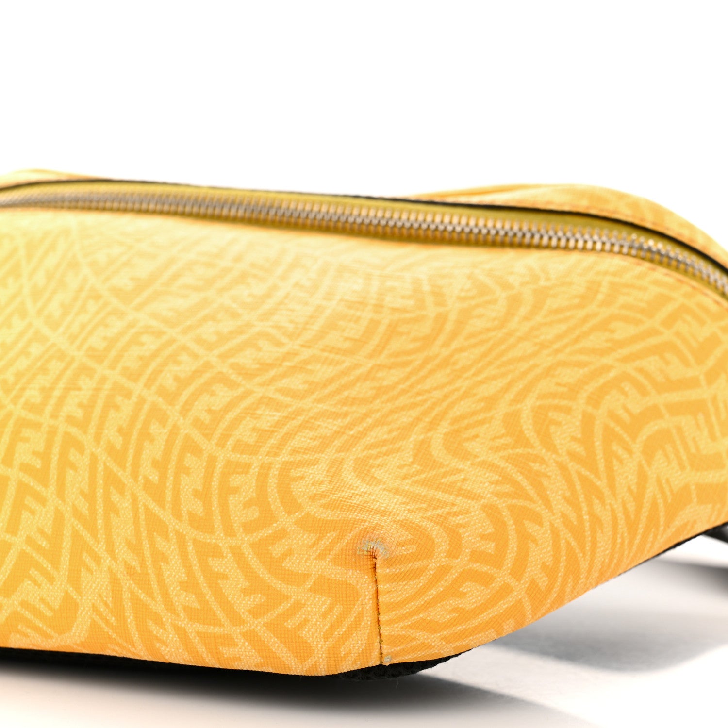 Fendi X SARAH COLEMAN Glazed Fabric Vitello Grace Light Micro FF Vertigo Belt Bag Mimosa 10 of 13
