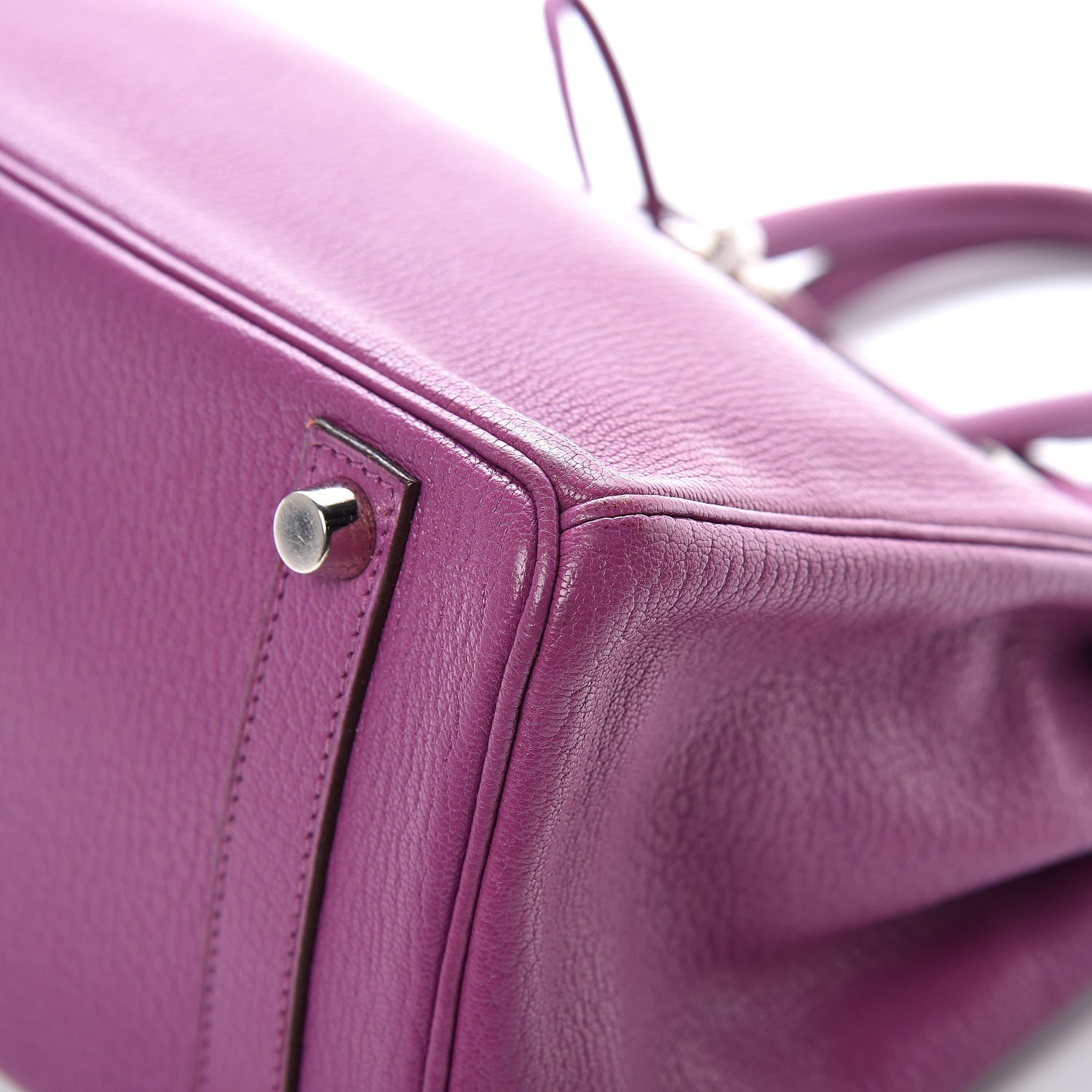 Hermes Chevre Mysore Birkin 25 Cyclamen 39 of 43