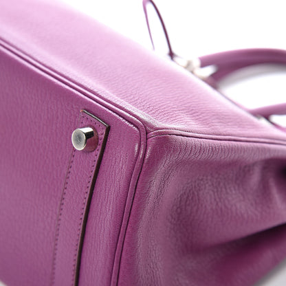 Hermes Chevre Mysore Birkin 25 Cyclamen 39 of 43