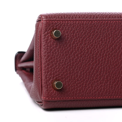 Hermes Togo Kelly Retourne 25 Rouge H 9 of 11