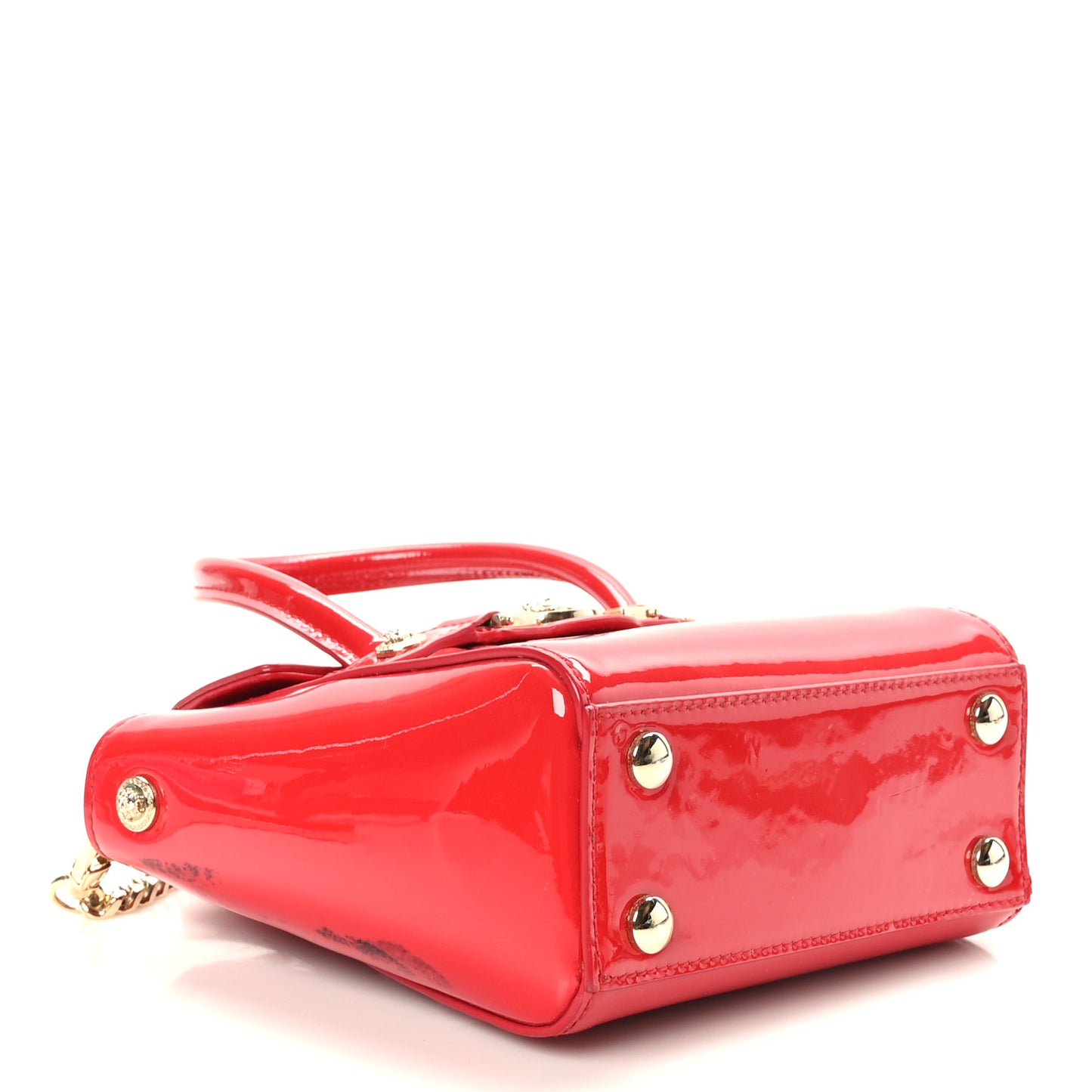 Patent Mini Signature Bag Red