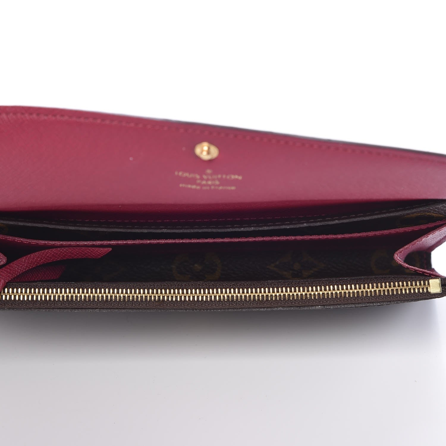 Louis Vuitton Monogram Emilie Wallet Fuchsia 5 of 13