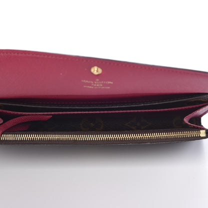 Louis Vuitton Monogram Emilie Wallet Fuchsia 5 of 13
