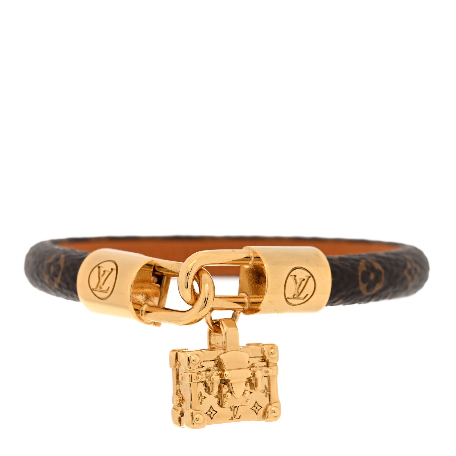 Louis Vuitton Monogram Petit Malle Bracelet 17 1 of 5