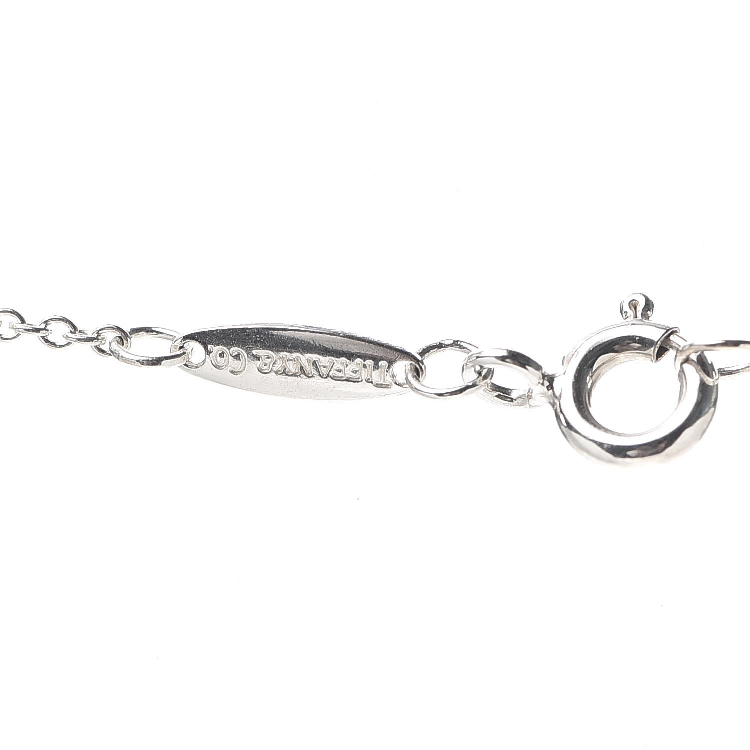Tiffany Sterling Silver Elsa Peretti Letter J Pendant Necklace 5 of 6