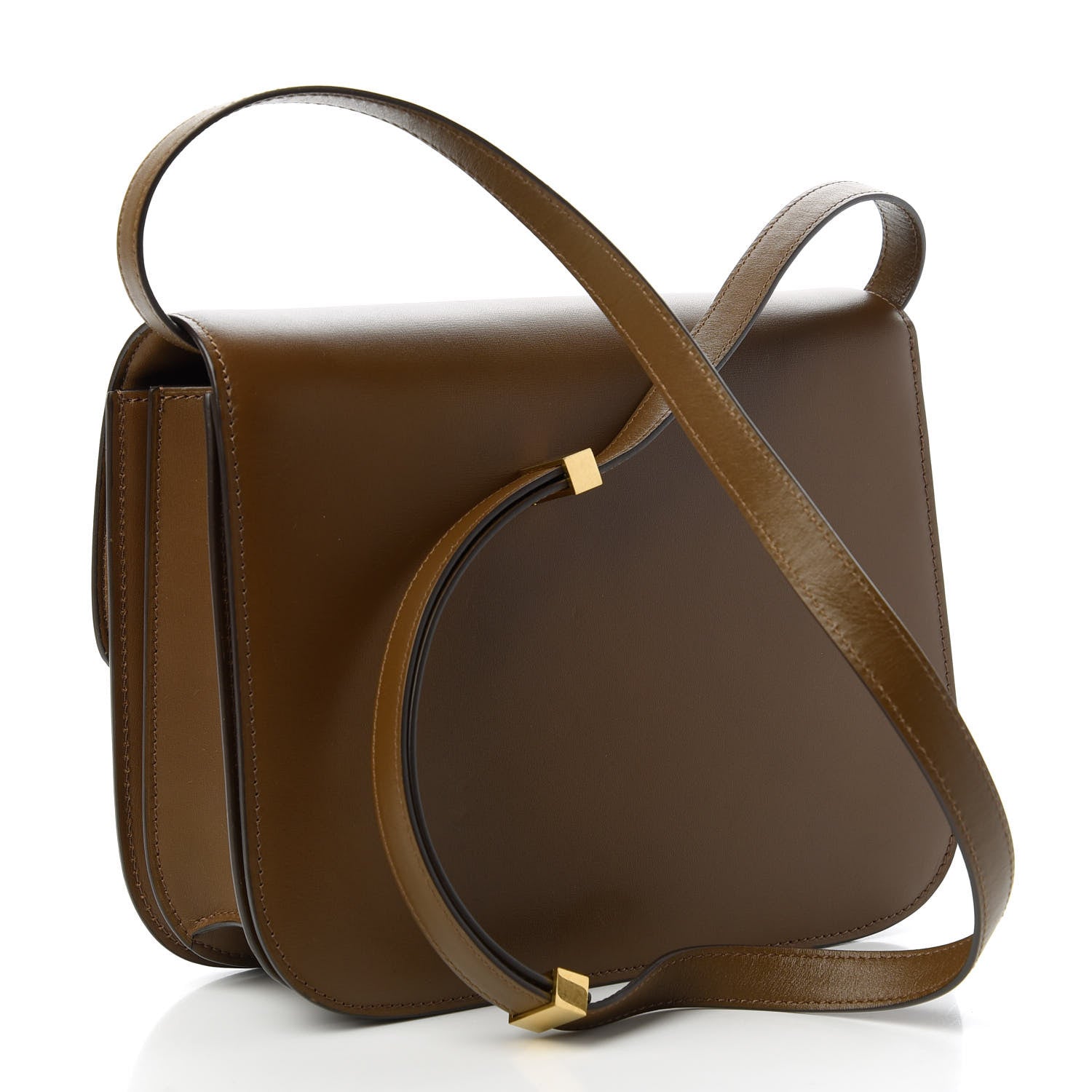 Celine Box Calfskin Medium Classic Box Flap Bag Camel 3 of 12