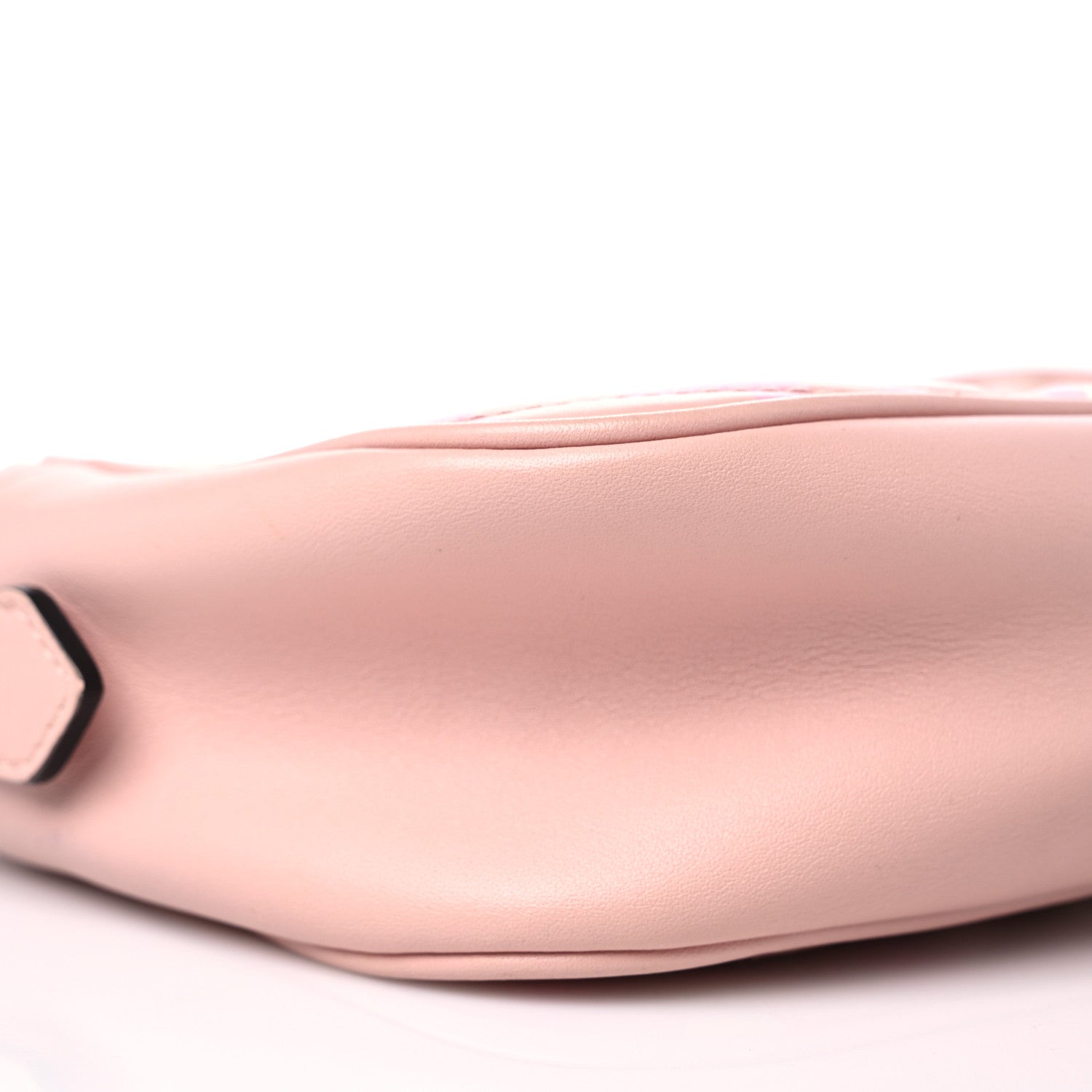 Gucci Calfskin Matelasse GucciGhost Small GG Marmont Chain Shoulder Bag Perfect Pink Rosa Ivory 8 of 12