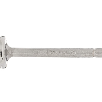 Tiffany Platinum Diamond .31ctw Solitaire Earrings 4 of 5