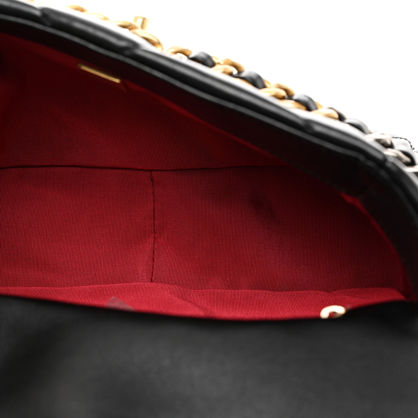 Lambskin Quilted Medium Chanel 19 Flap Black