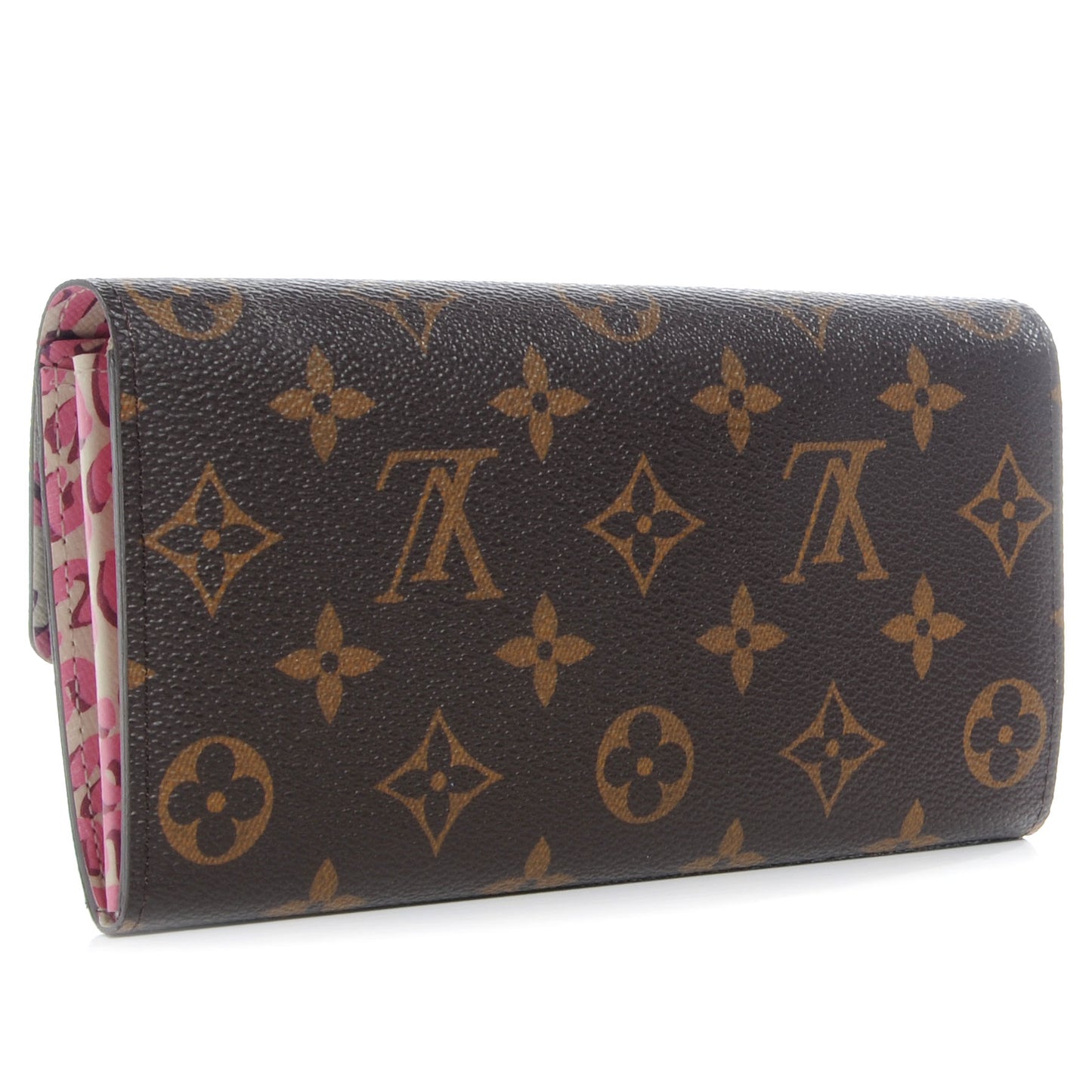 Monogram Leopard Sarah Wallet