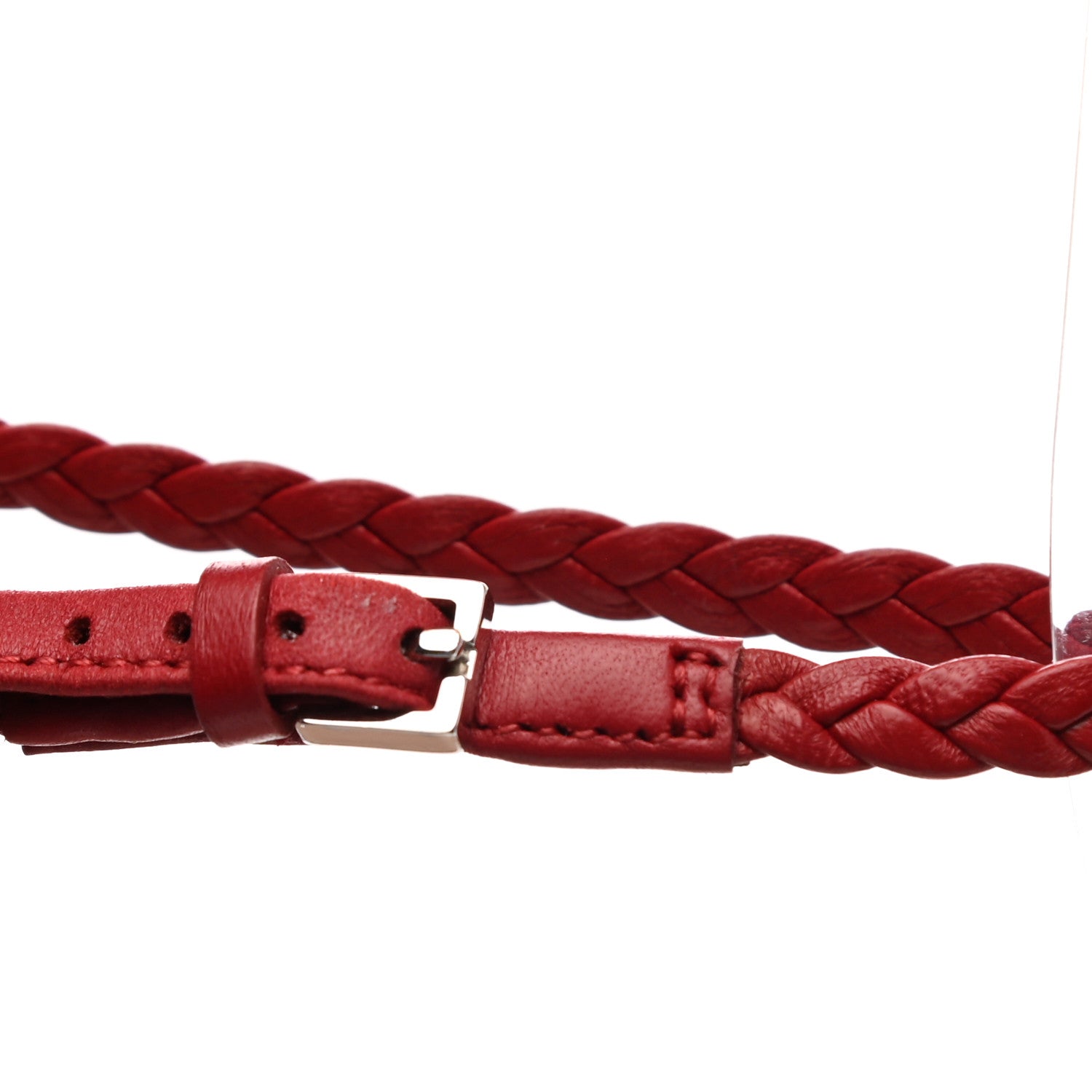 Gucci Nappa Braided Sandals 38 Red 9 of 9