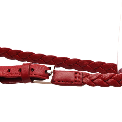Gucci Nappa Braided Sandals 38 Red 9 of 9
