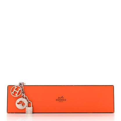 Hermes Palladium Breloque Bag Charm Silver 4 of 4