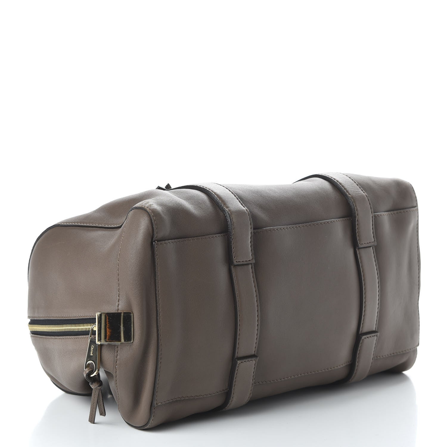 Chloe Lambskin Large Madeleine Duffel Smoke 4 of 11