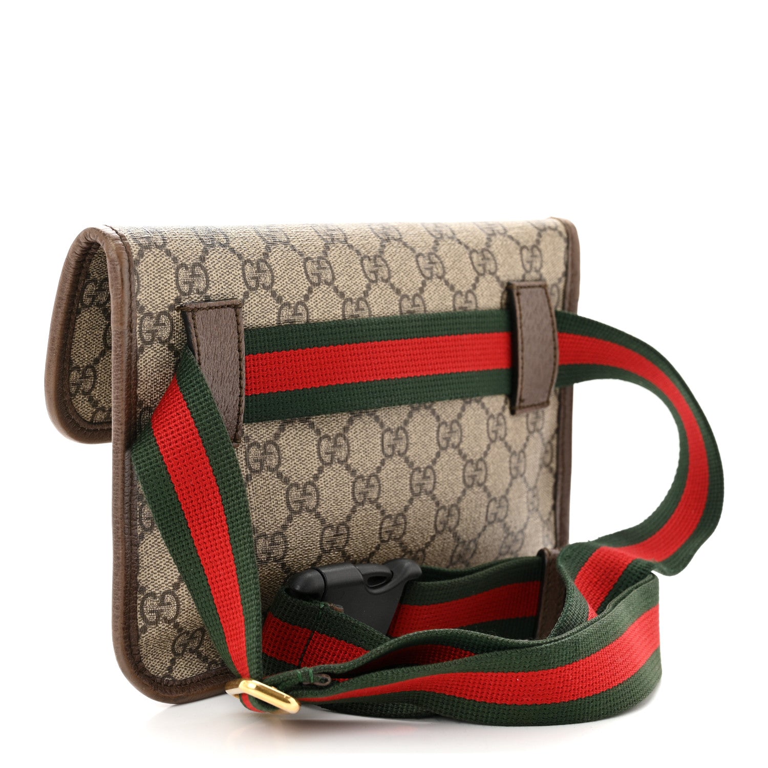 Gucci GG Supreme Monogram Neo Vintage Web Belt Bag Brown 3 of 11