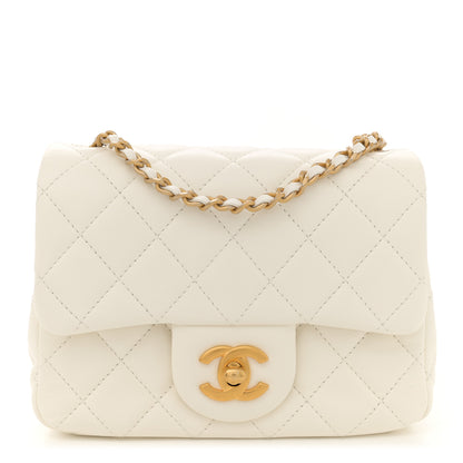 Chanel Lambskin Quilted Mini Pearl Crush Flap White 1 of 11