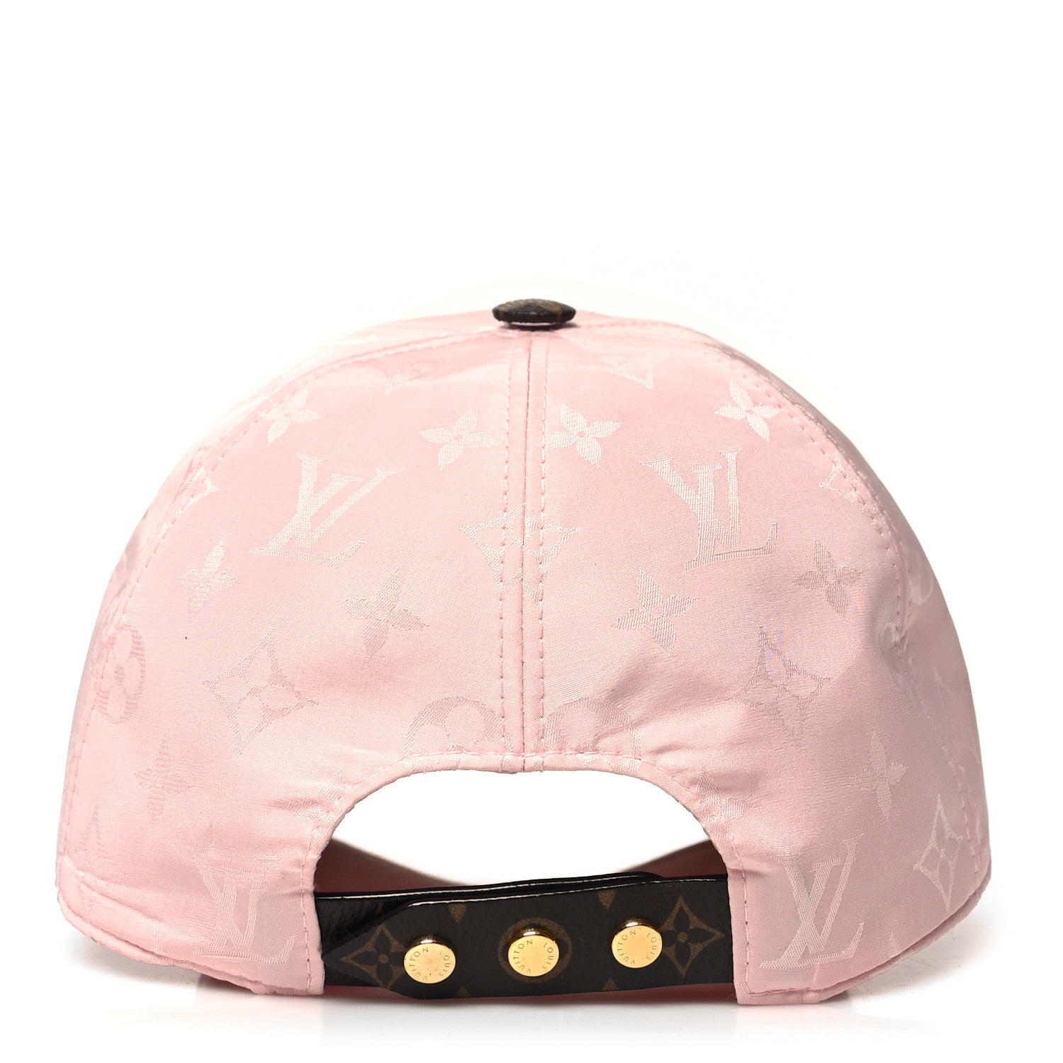 Louis Vuitton Polyester Silk Monogram LV Get Ready Cap L Pink 6 of 8