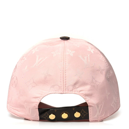 Louis Vuitton Polyester Silk Monogram LV Get Ready Cap L Pink 6 of 8
