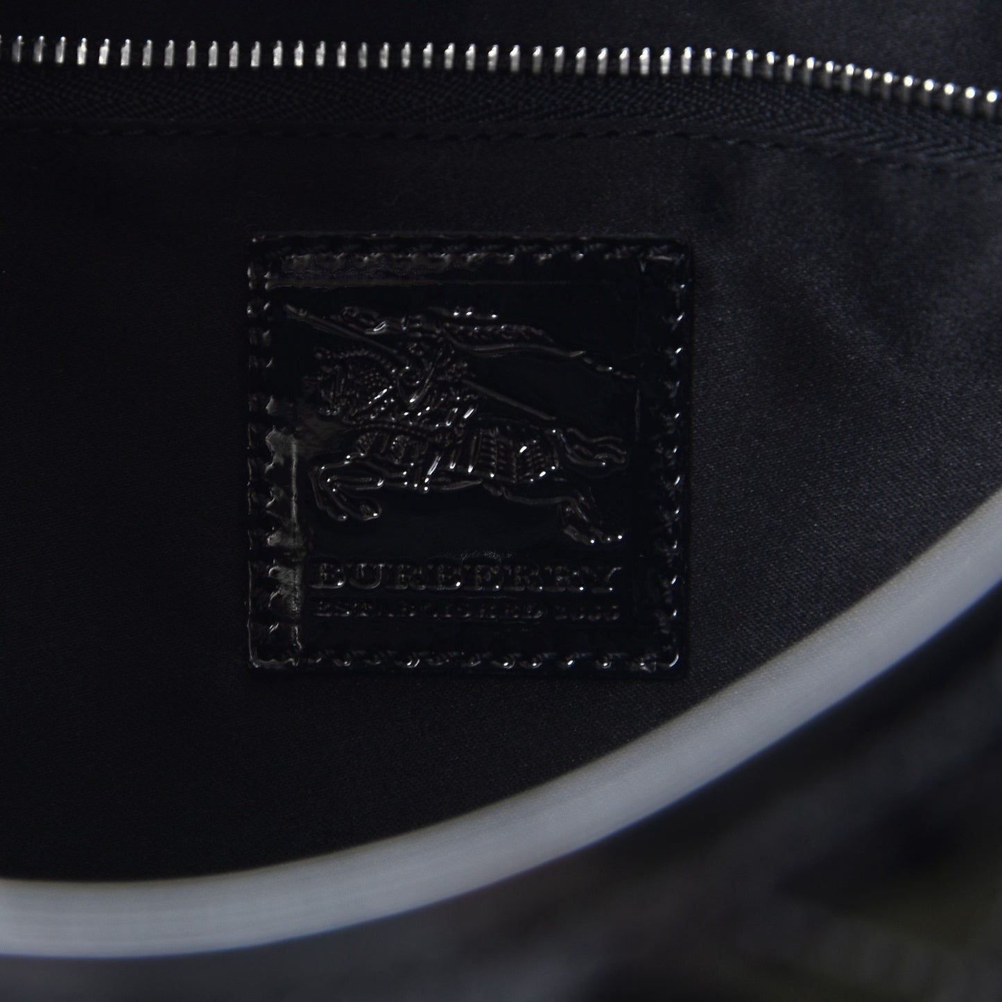 Patent Quilted Brook Hobo Black