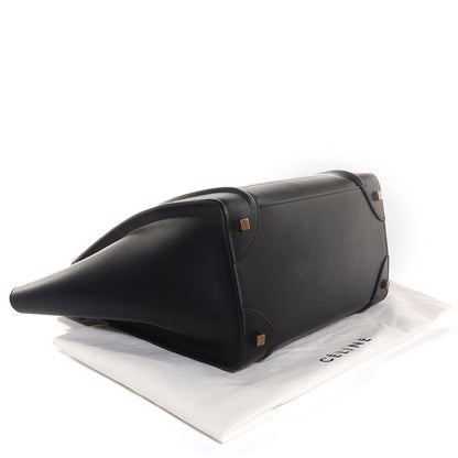 Celine Smooth Calfskin Mini Luggage Black 4 of 9