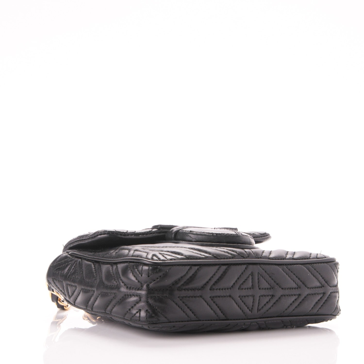 Prada Nappa Quilted Crossbody Bag Nero Black 4 of 8