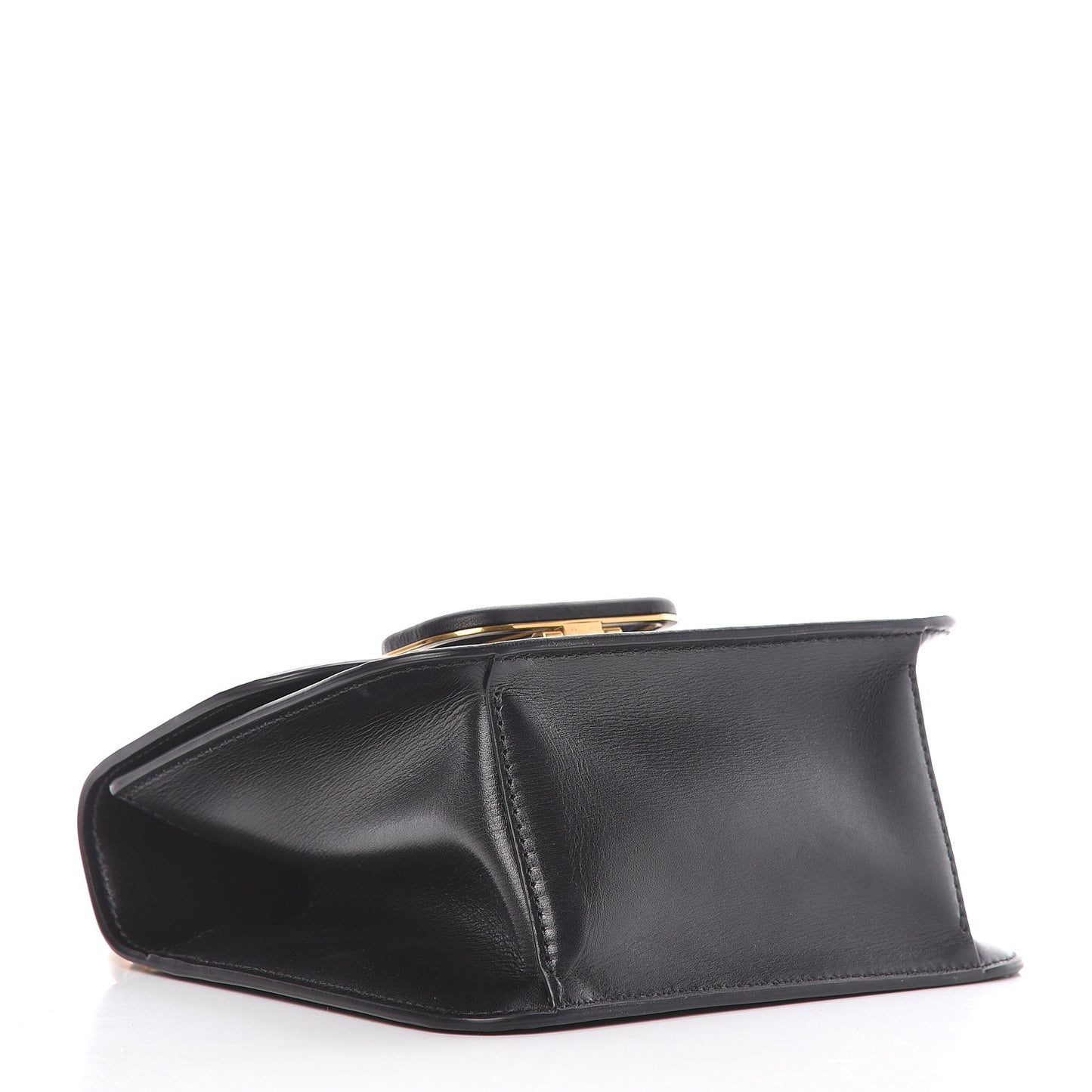 Smooth Calfskin Small VSling Shoulder Bag Black