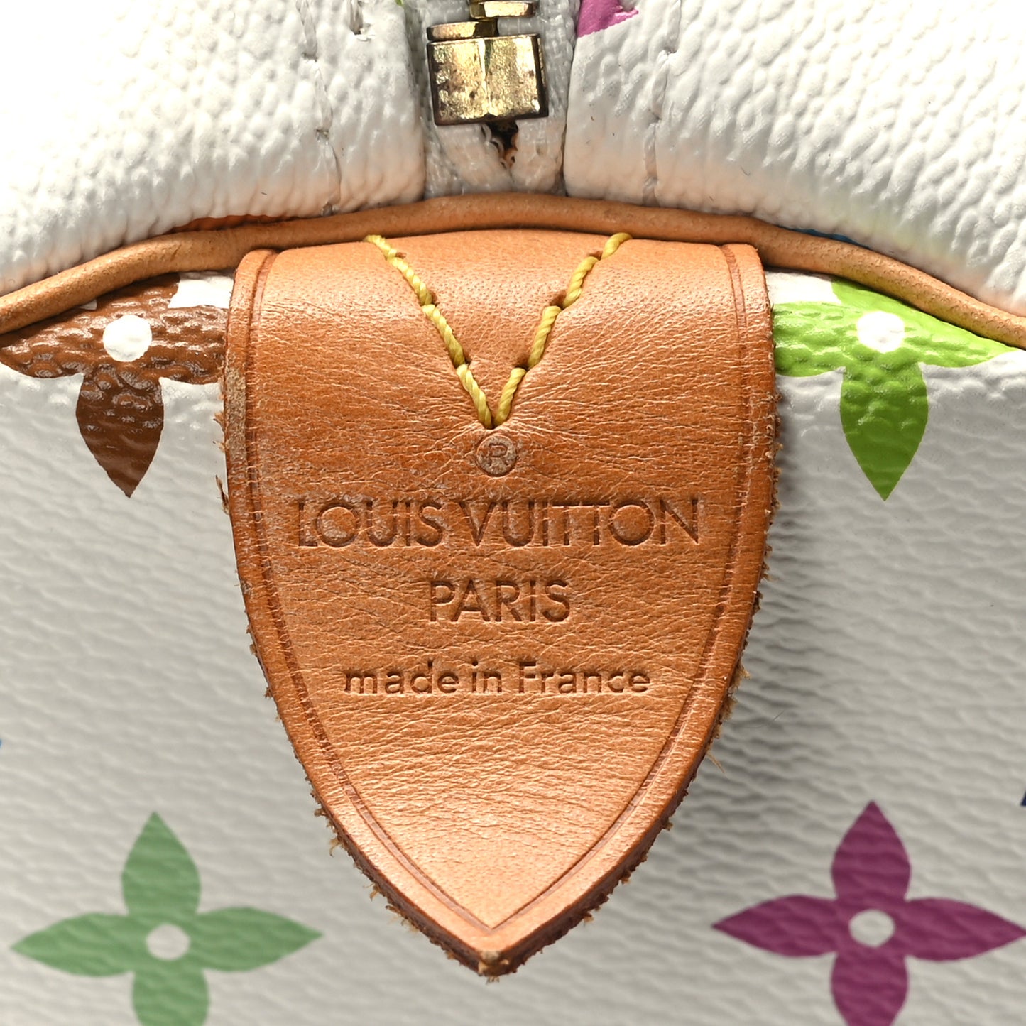Monogram Multicolor Speedy 30 White