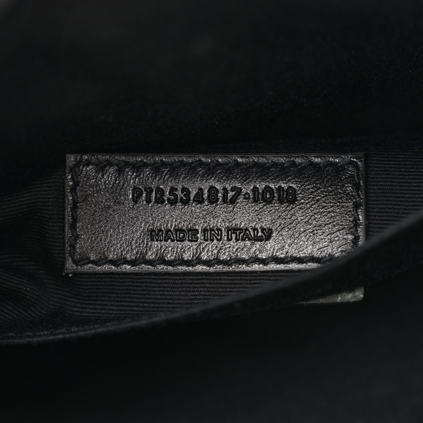 Calfskin Matelasse Monogram Lou Belt Bag Black